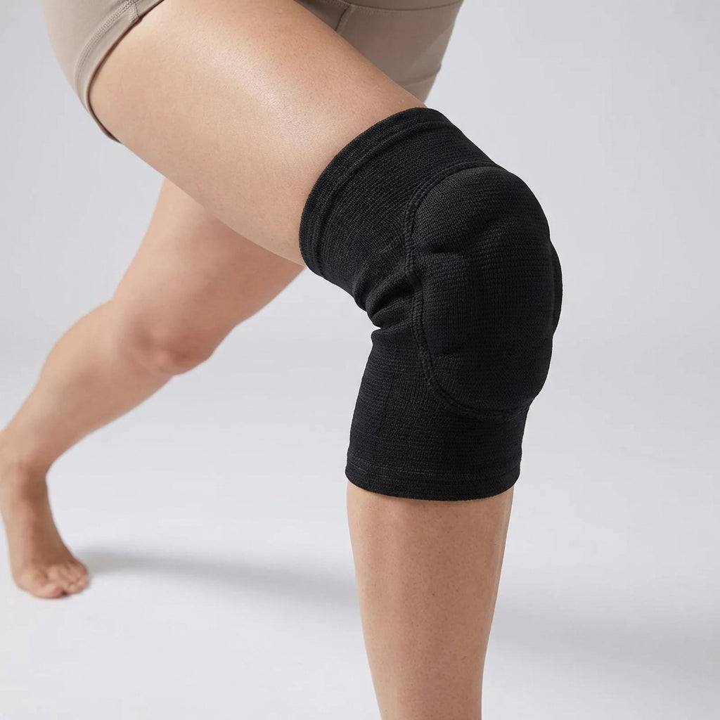 Durable fitness gear knee support sleeve designed for heavy training