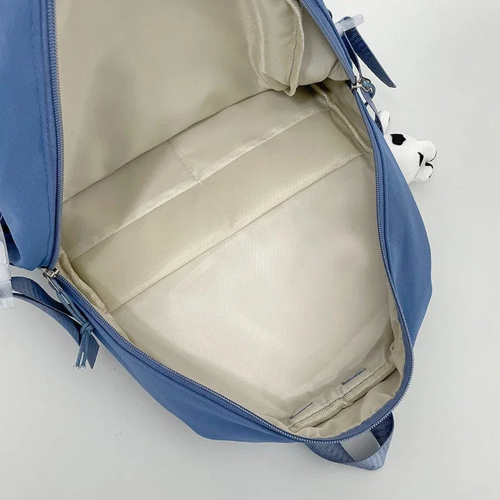 Campus bag featuring secure buckle and strap accents