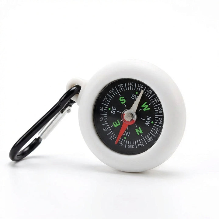 Rugged carabiner style compass clip designed for mountaineering and trekking