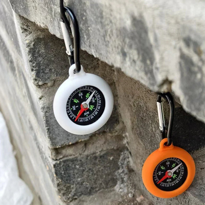 Reliable trail compass instrument for pathfinding during camping trips