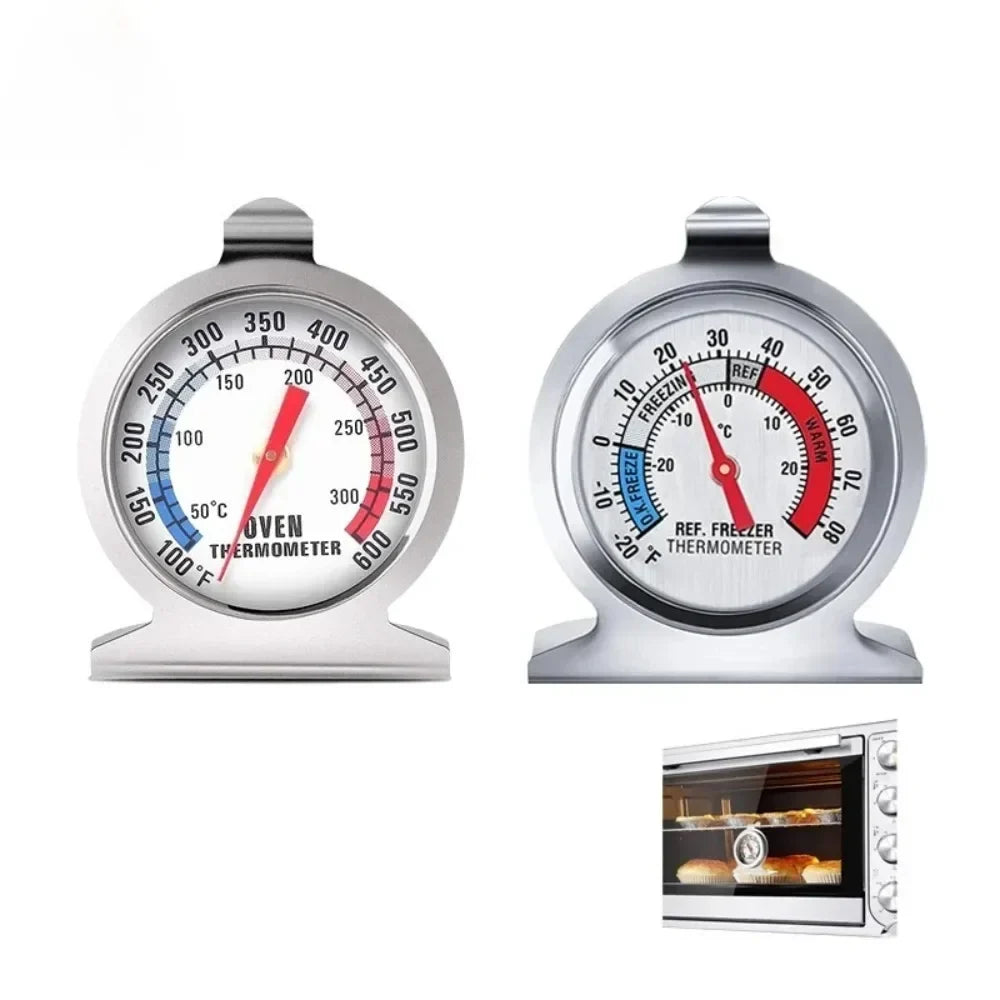 Durable cooking accessories stainless steel dial temperature gauge close up