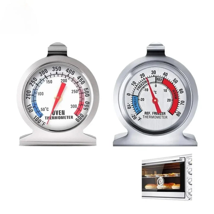 Durable cooking accessories stainless steel dial temperature gauge close up
