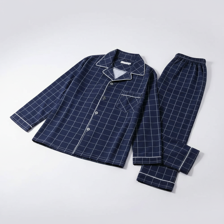 Mens comfortable loungewear top sleeve and cuff close up
