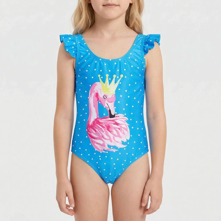 Pool wear one-piece swimsuit ideal for children's water activities