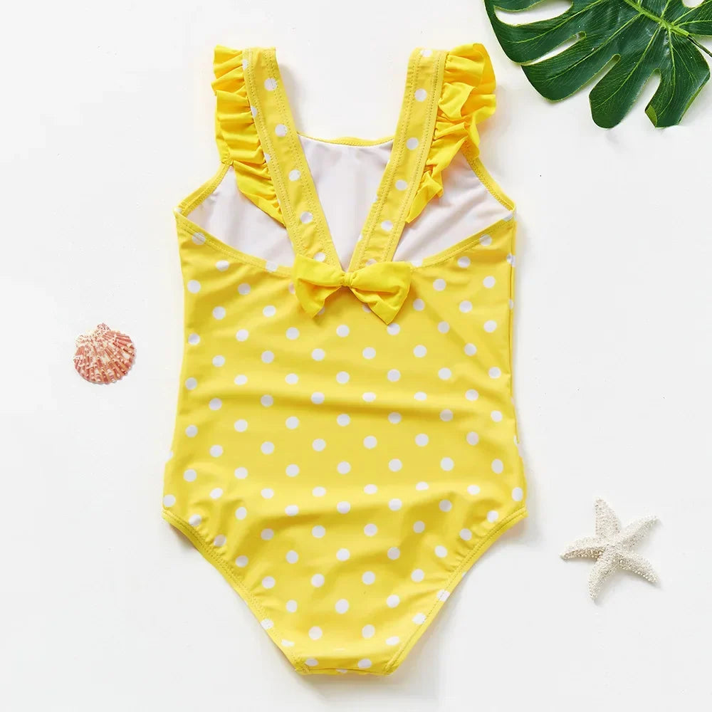 Pool wear cute cartoon swimsuit for children's beach trips