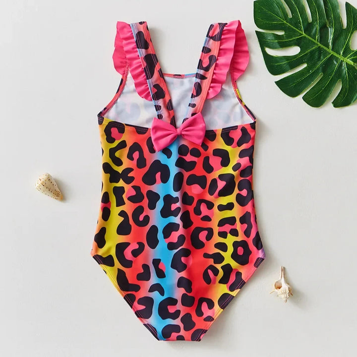 Children swimsuit cheerful summer design for girls