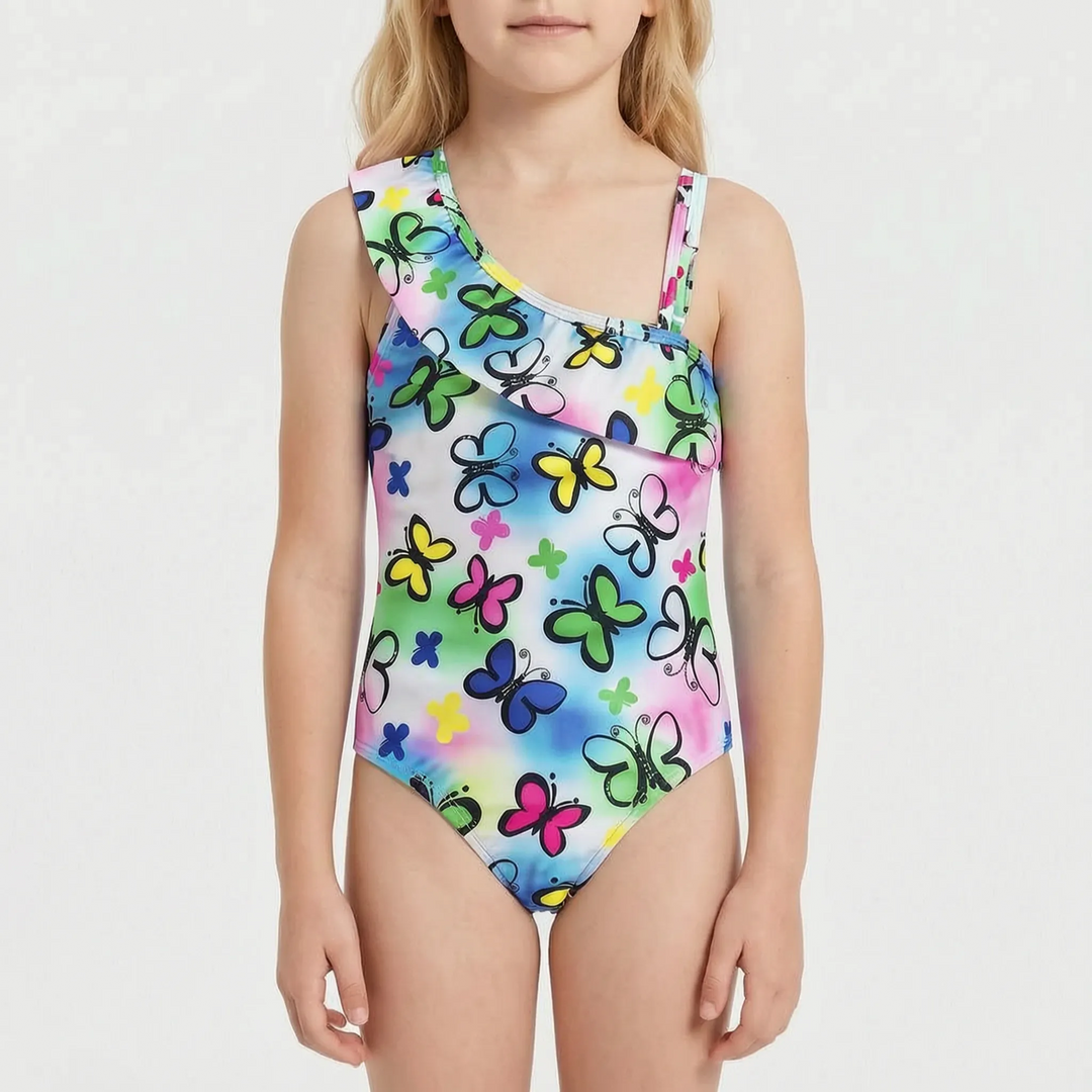 Girls swimsuit designed for comfort during pool and beach days