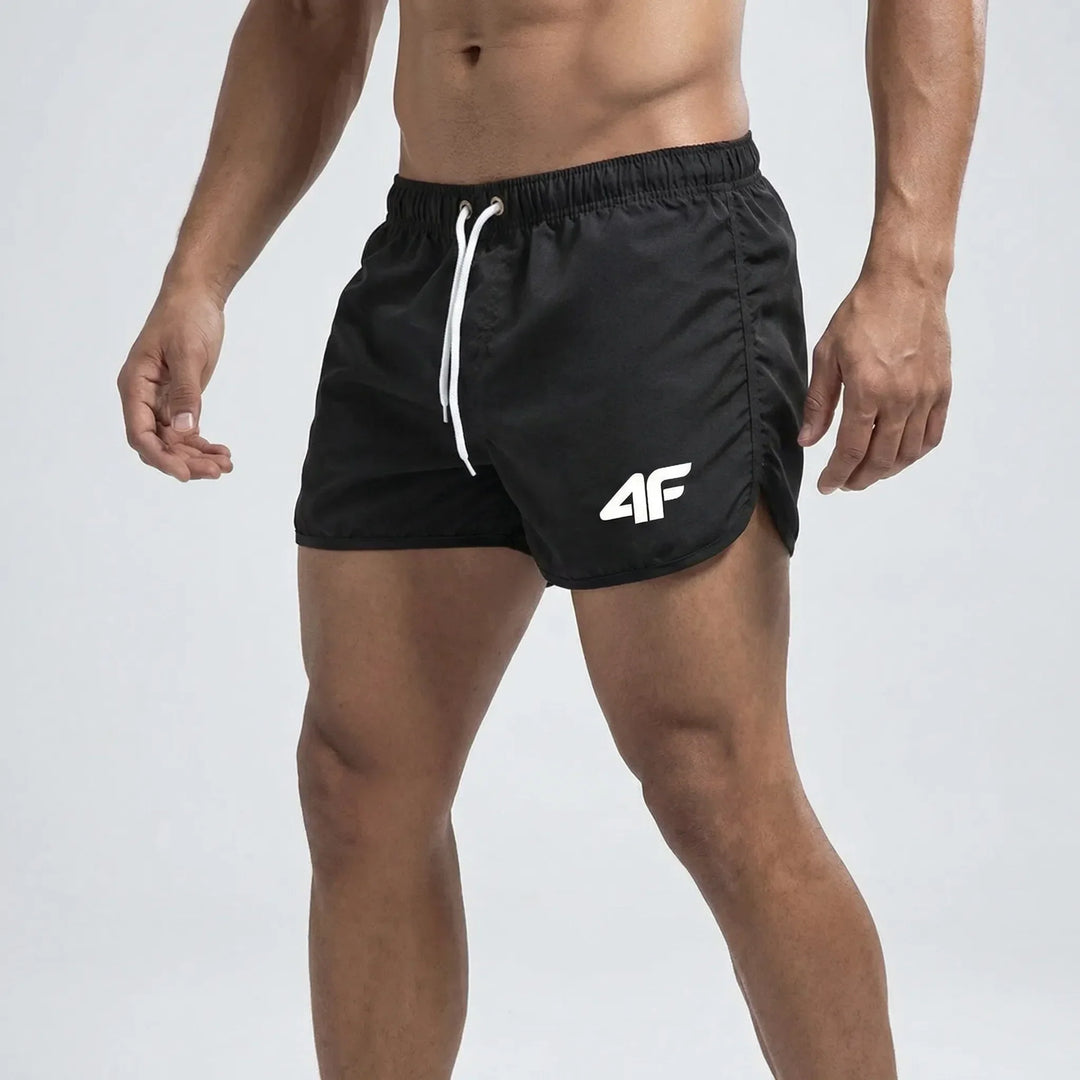 Casual men's beachwear shorts designed for swimming and active water sports