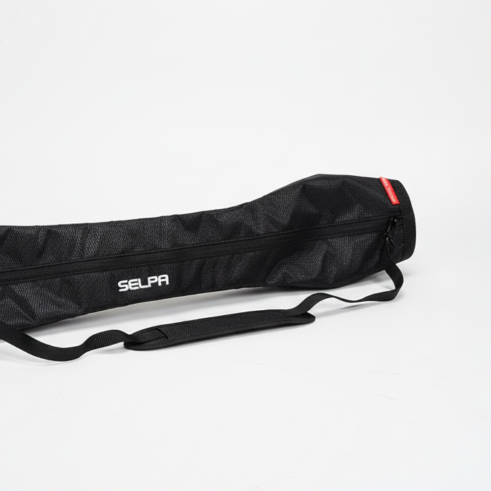 Waterproof trekking pole carry case in black, ideal for hiking gear and outdoor equipment storage