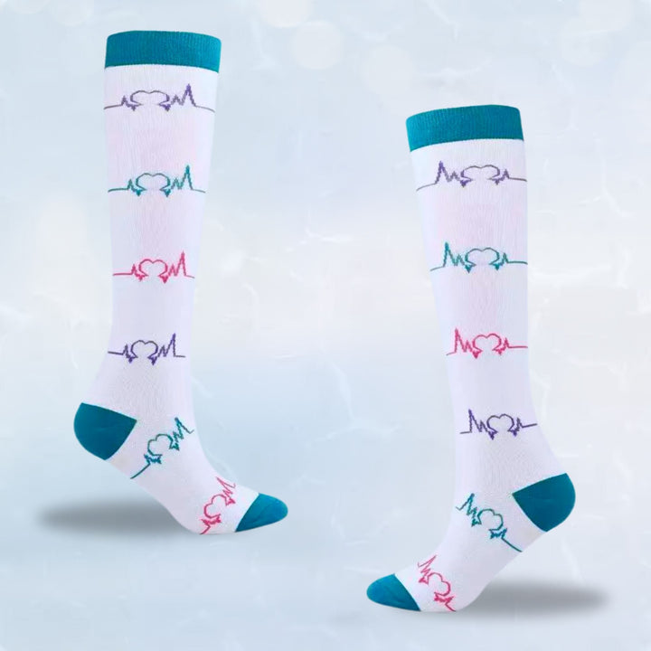 Product description view highlighting moisture wicking sock material