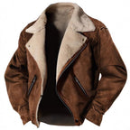 Rafferty | Men’s Fur-Lined Suede Jacket