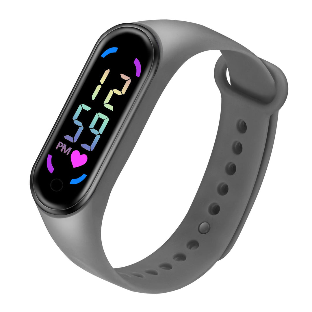 Adjustable strap electronic watch for outdoor activities