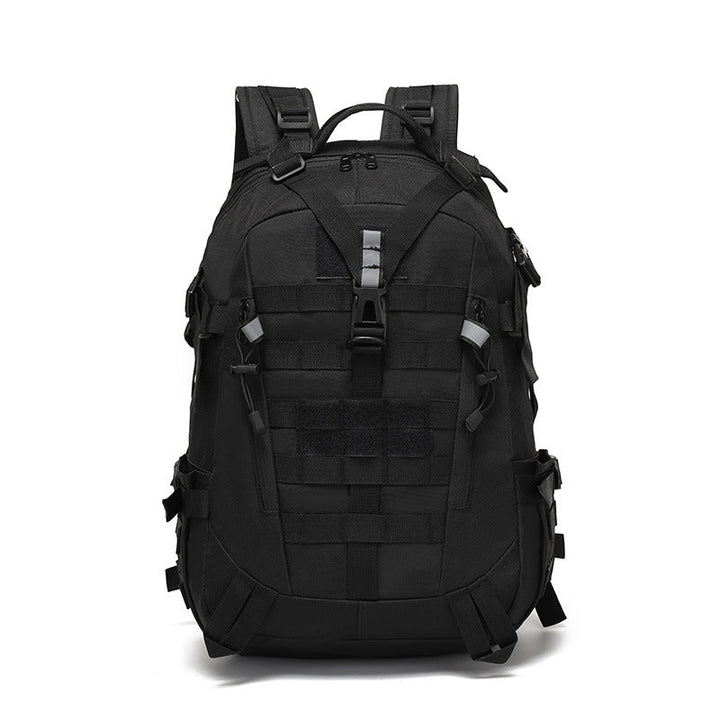 Laptop backpack compartment open showcasing padded device sleeve interior