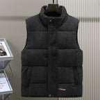 Ronan | Men’s Corduroy High-Collar Vest