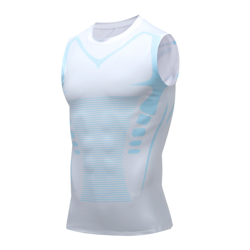 Folded seamless compression undershirts in various neutral color options