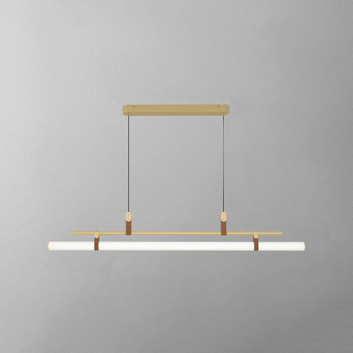 Stylish dining room decor featuring an elegant black metal pendant light