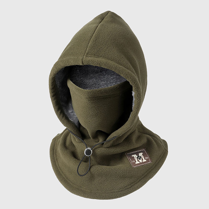 Packaged thermal hood ready for gifting as cold weather gear