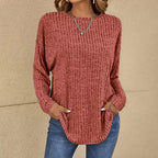Cressina | Women’s Relaxed Fit Crew Neck Long Sleeve Jumper
