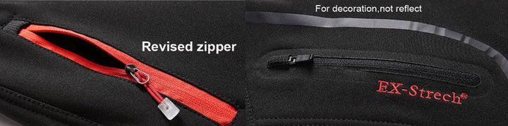Outdoor hiking trousers with thermal winter lining for men