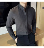 Men’s Knit Button Up Shirt