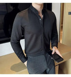 Men’s Knit Button Up Shirt