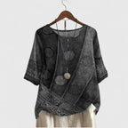 Boho Patchwork Women’s Blouse