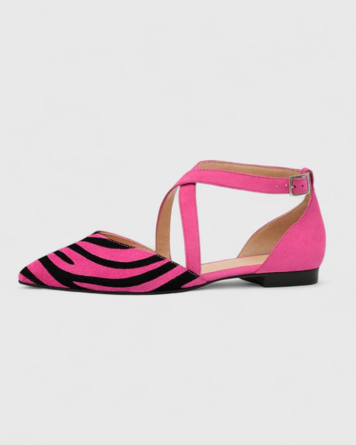 Women’s Striped Flat Sandals