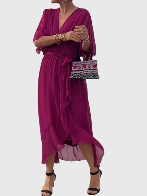 Women’s Tie Waist Maxi Dress