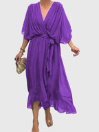 Women’s Tie Waist Maxi Dress
