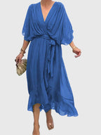 Women’s Tie Waist Maxi Dress