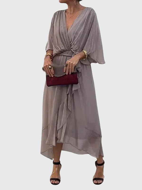 Women’s Tie Waist Maxi Dress