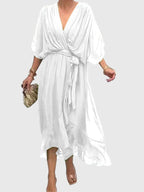 Women’s Tie Waist Maxi Dress