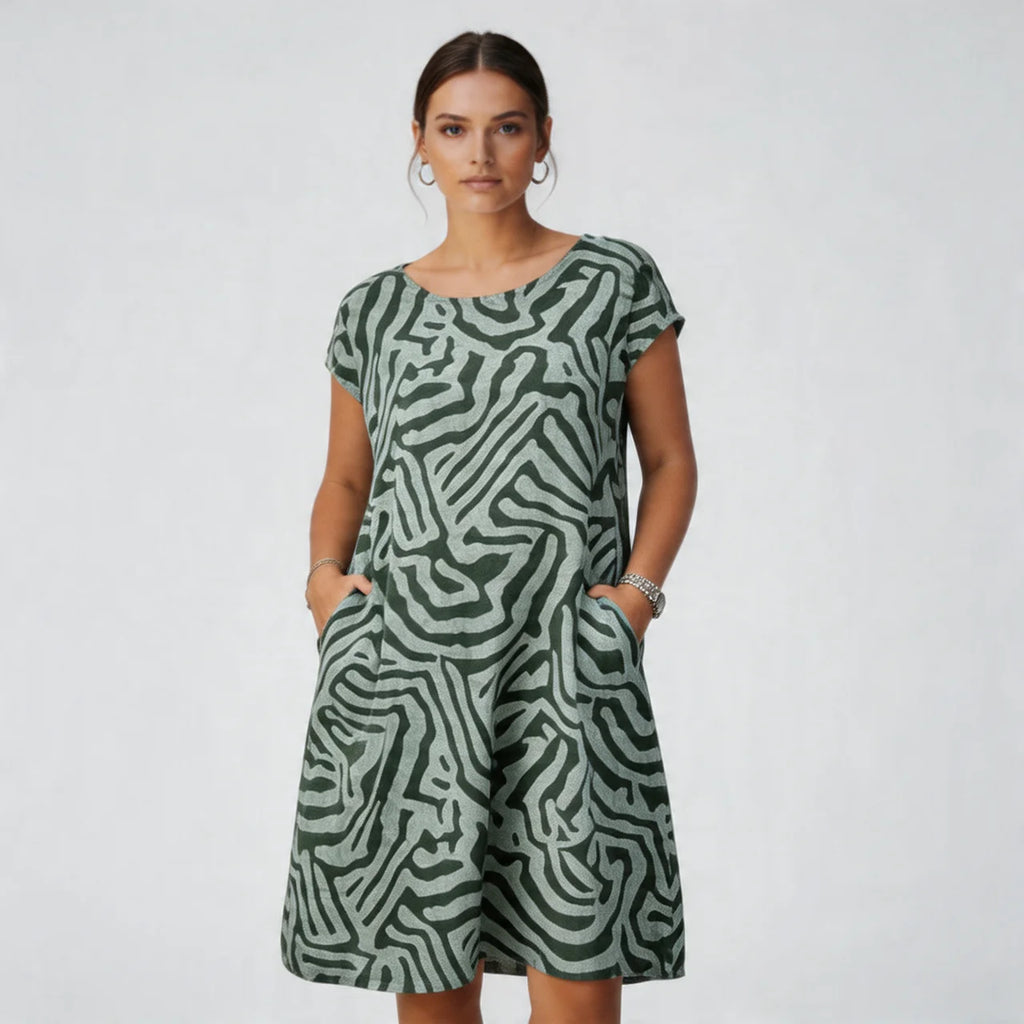 Women’s Printed Midi Dress