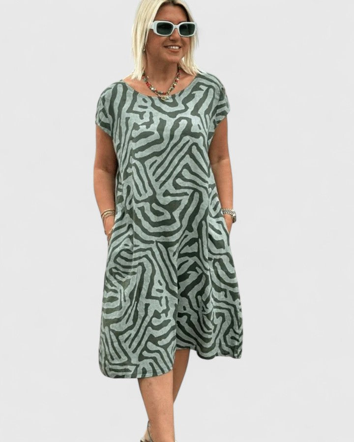 Women’s Printed Midi Dress