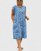 Women’s Printed Midi Dress