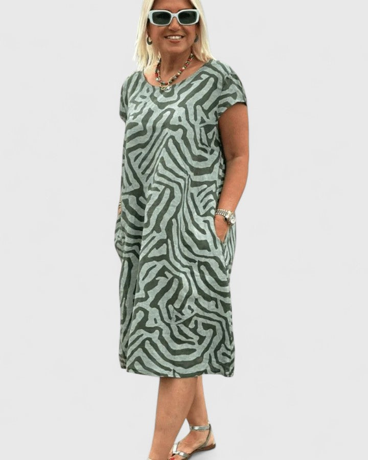 Women’s Printed Midi Dress