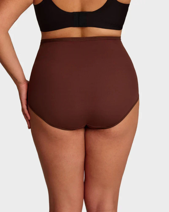 Soft nude high-waist tummy control panties ready for daily wear