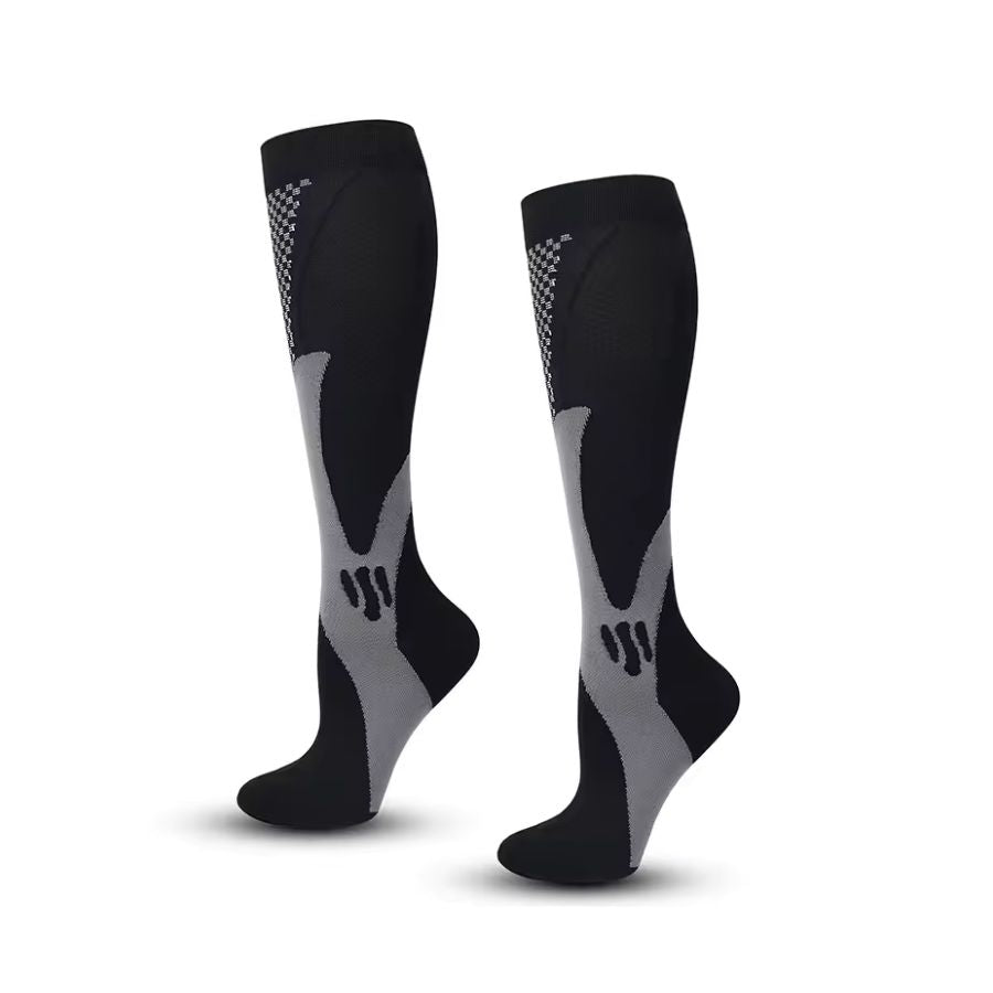 Unisex sports socks for circulation and reducing leg fatigue