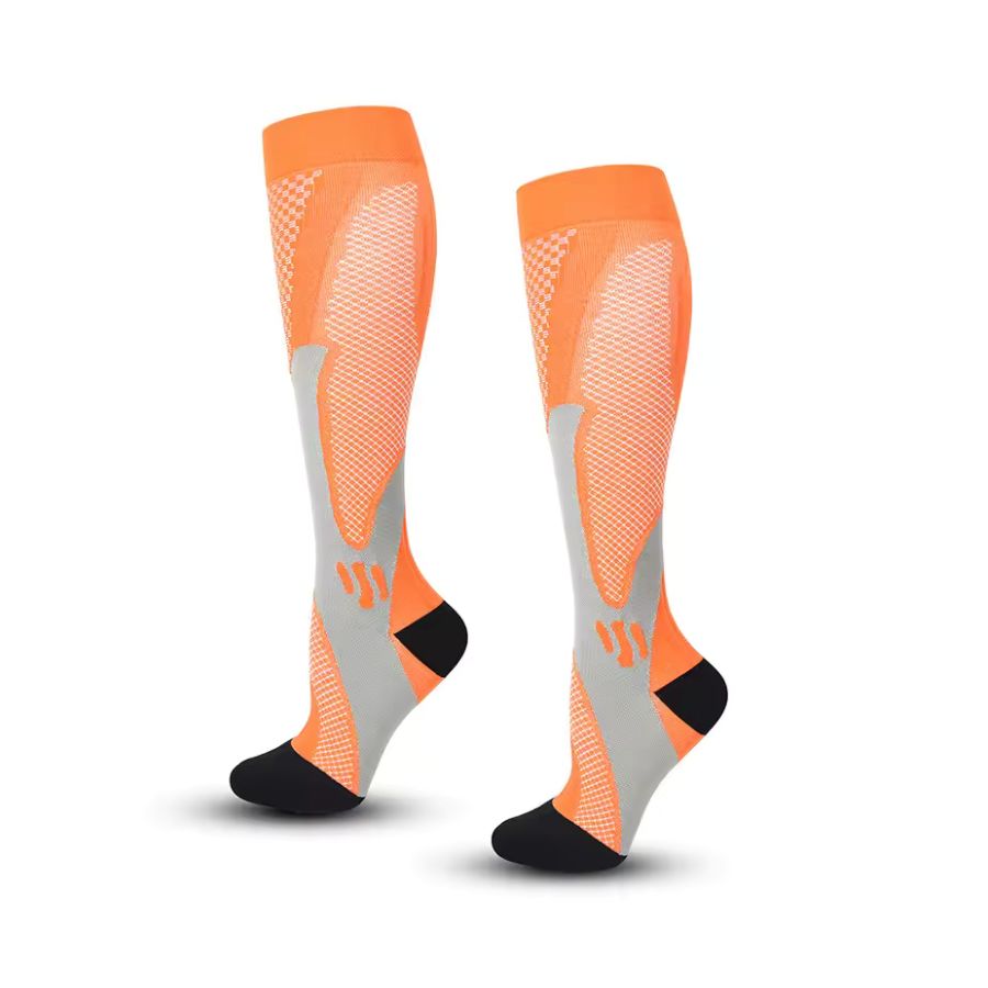 Unisex leg support socks ideal for nurses, runners, and travelers