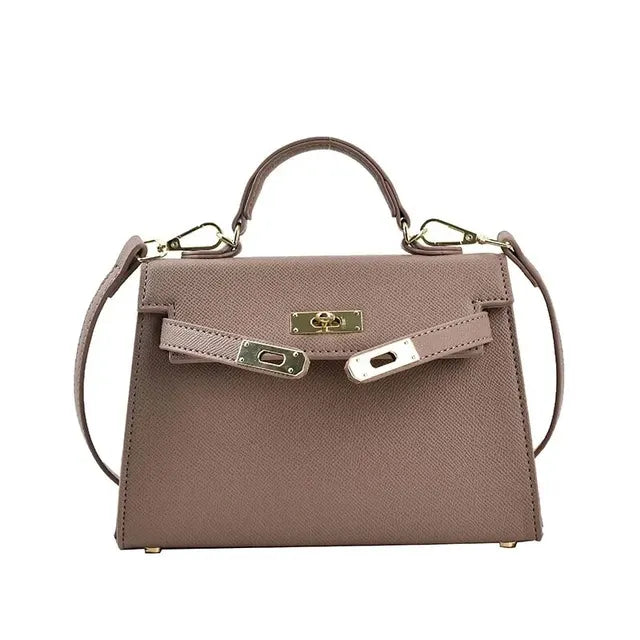 Back view of stylish shoulder bag for women highlighting clean stitching