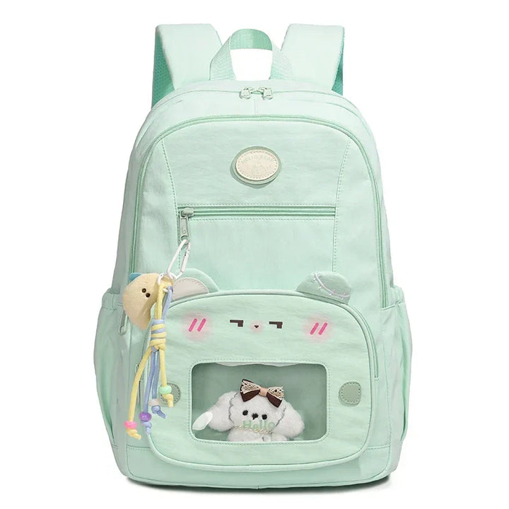 Back view of the laptop backpack highlighting ergonomic straps and comfortable mesh padding