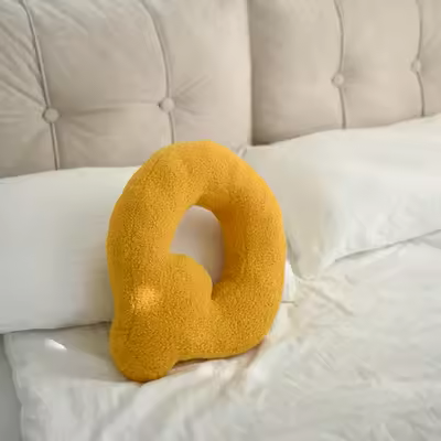 Decorative alphabet cushion letter pillow full collection display