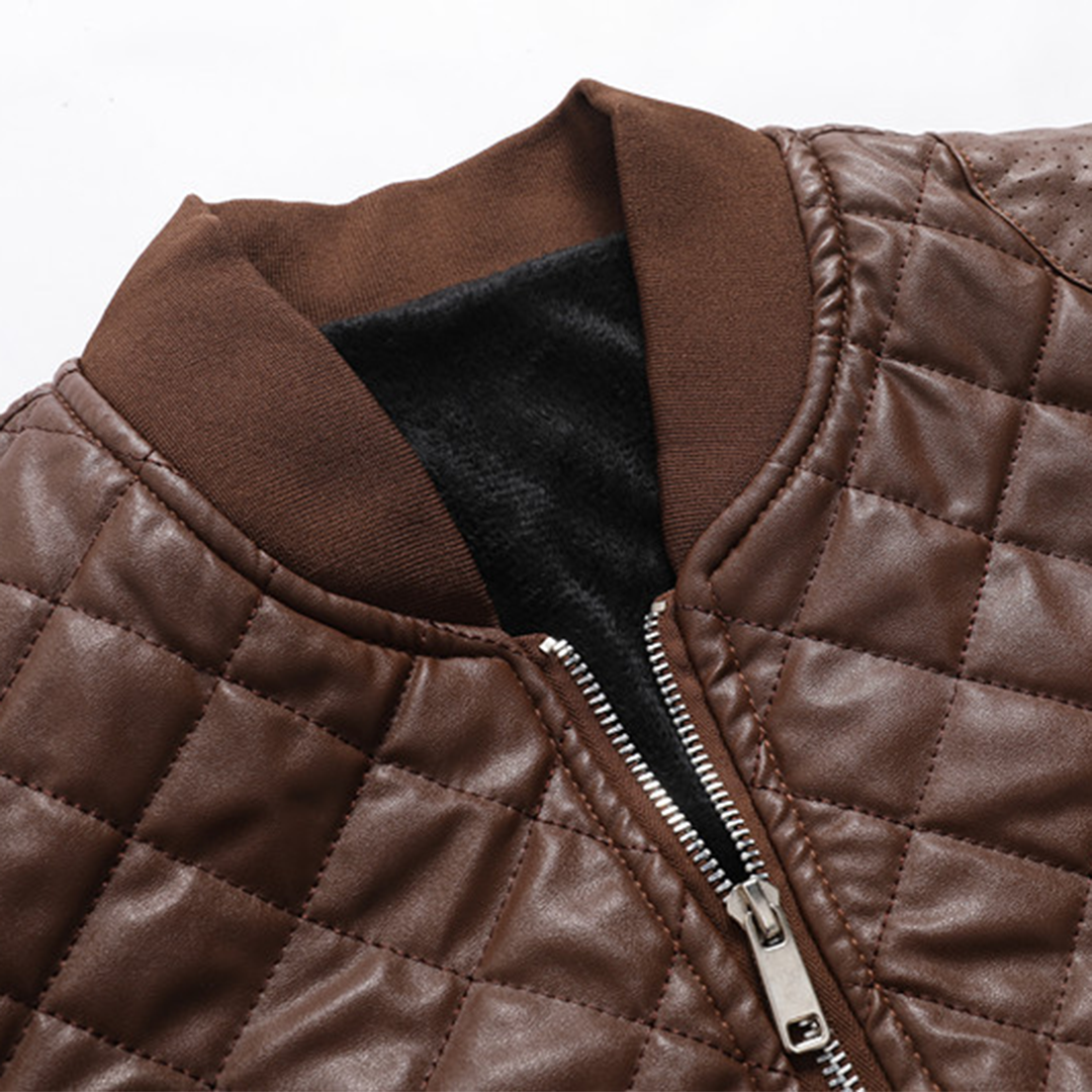 Brock | Men’s Quilted Bomber Jacket