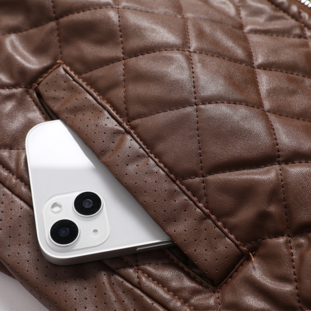 Brock | Men’s Quilted Bomber Jacket