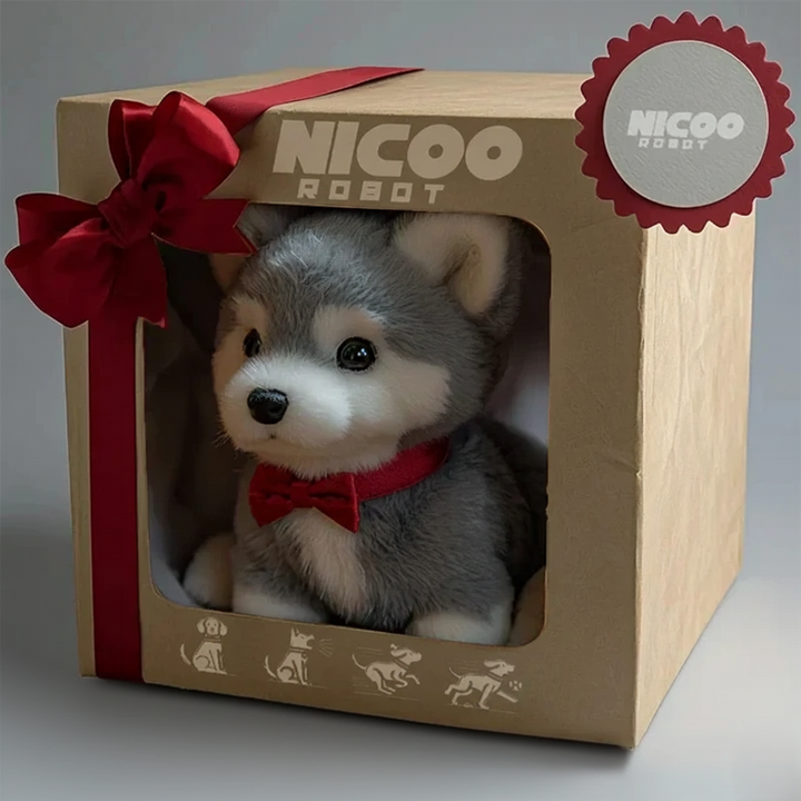 Interactive electronic pet toy dog designed for safe play and learning