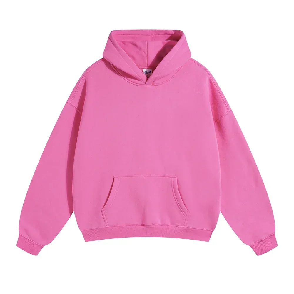 Full length view of mens relaxed fashion hoodie
