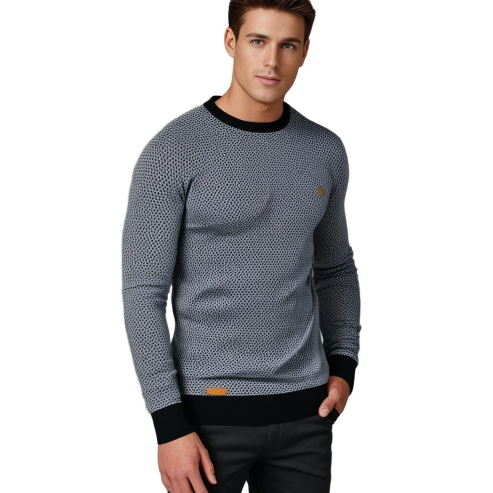 Garrison | Men’s Printed Crew Neck Sweater