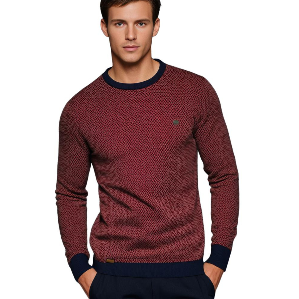Garrison | Men’s Printed Crew Neck Sweater