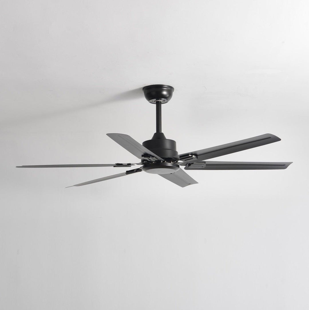 Indoor lighting LED panel lit up brightly on the ceiling fan