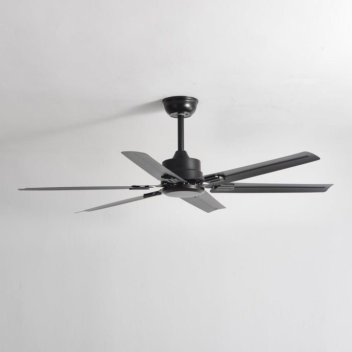 Indoor lighting LED panel lit up brightly on the ceiling fan